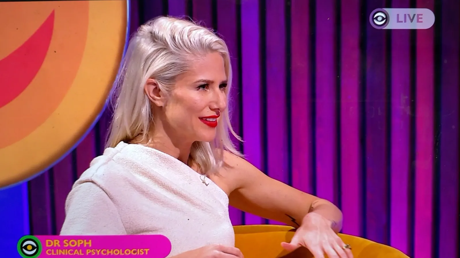 Dr Soph identified as Clinical Psychologist on Big Brother Late and Live